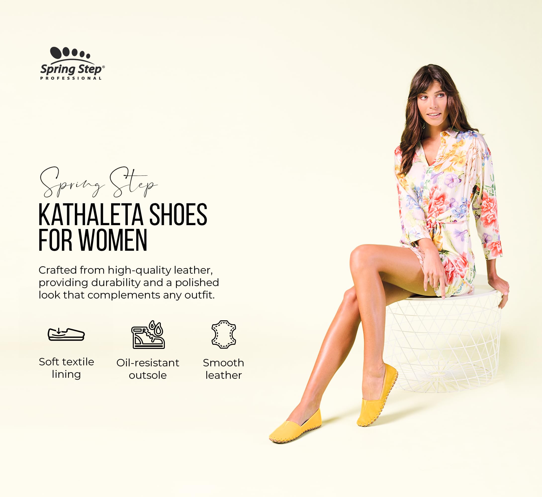 Spring Step Women's Kathaleta Moccasin - Comfortable Slip-On Loafers for Women | Casual & Office Wear | Perfect for Walking, Work & Everyday Use