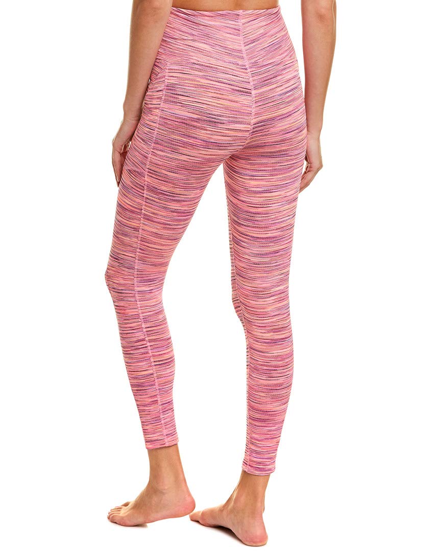 FP Movement by Free People Women's Roll Out Fitness Yoga Athletic Leggings - High Waisted Workout Pants for Yoga, Running & Gym - Pink Size M