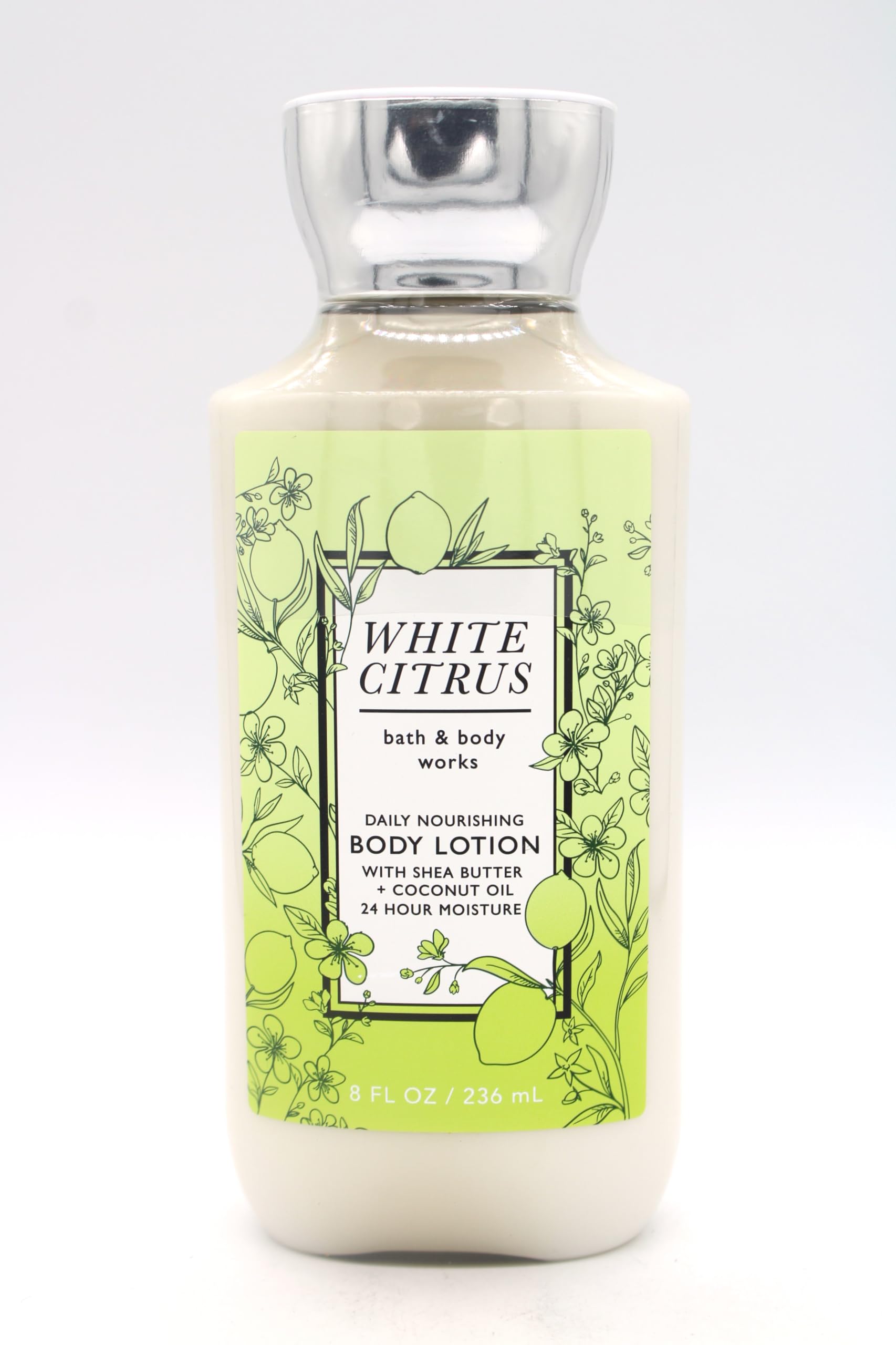 White Citrus Daily Nourishing Body Lotion 8 fl oz | Moisturizing Bath & Body Care for Dry Skin | Perfect for Morning Routine & Post-Shower Hydration