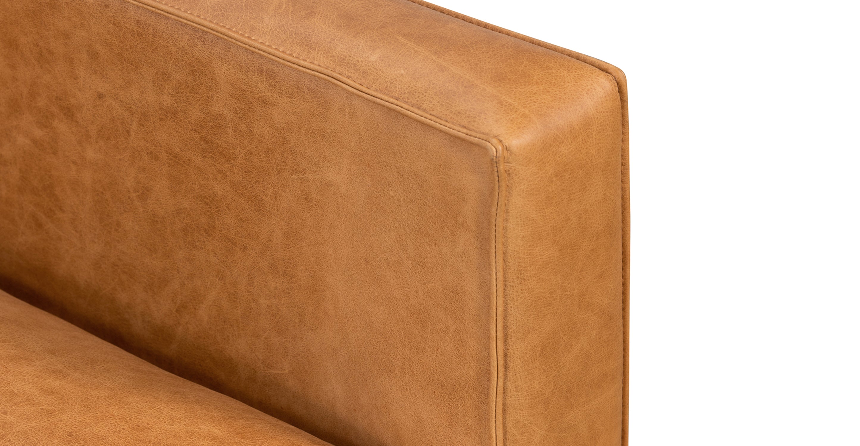 Premium Mateo Genuine Leather Lounge Chair - Modern Comfort for Living Room, Office & Reading Nook - Handcrafted Recliner with Ergonomic Support