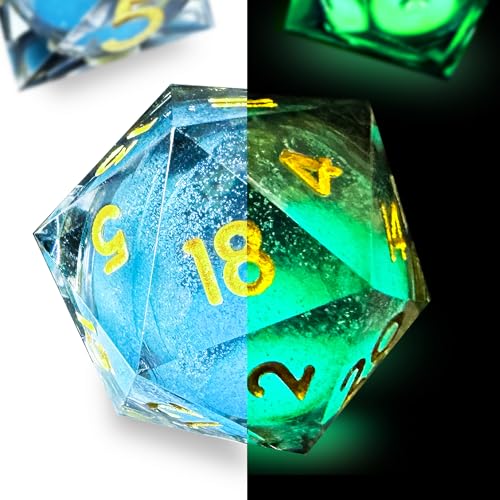 Glowing Blue & Black