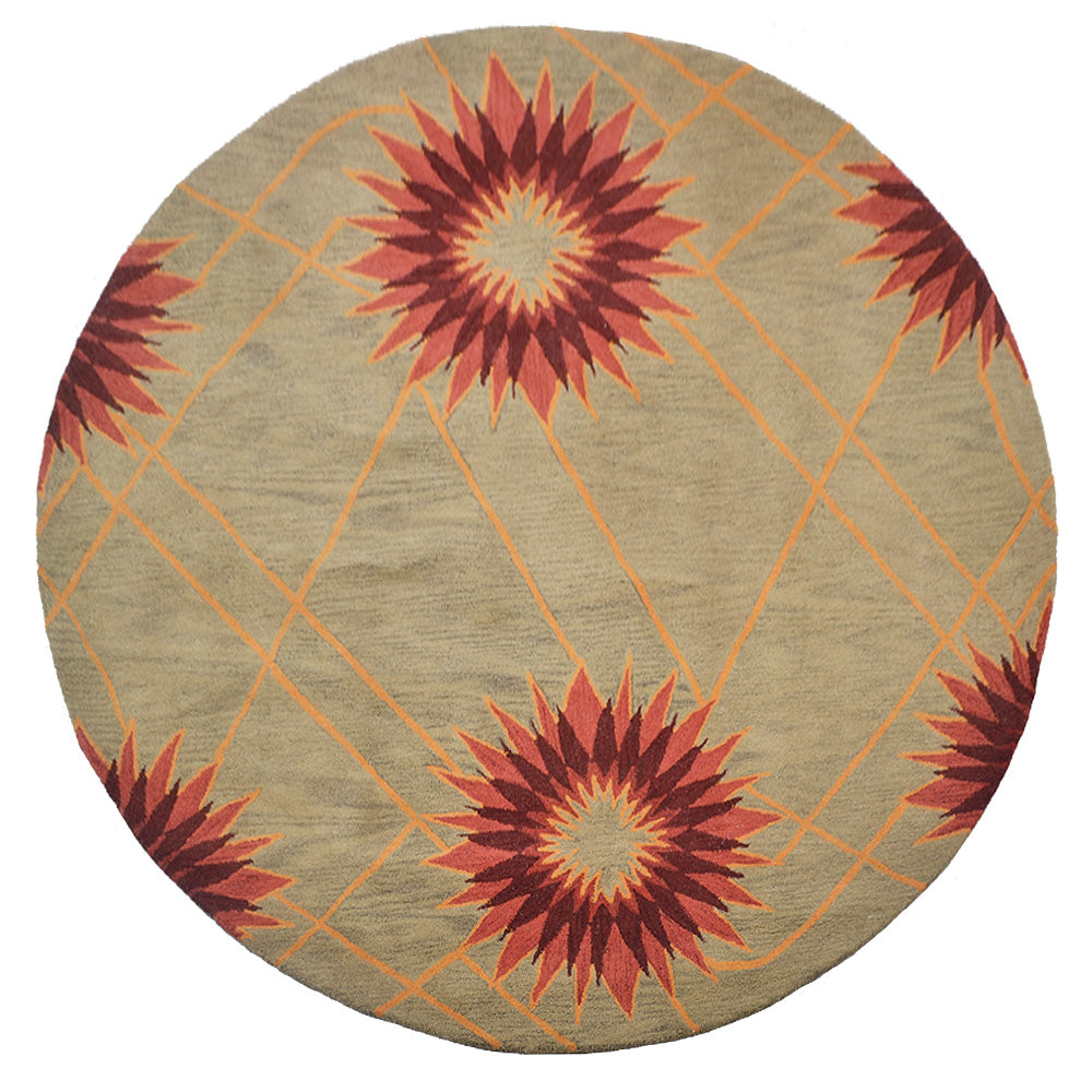 Freesia Hand Tufted Rug - Soft Bohemian Area Rug for Living Room, Bedroom & Nursery - Non-Slip Home Decor Carpet