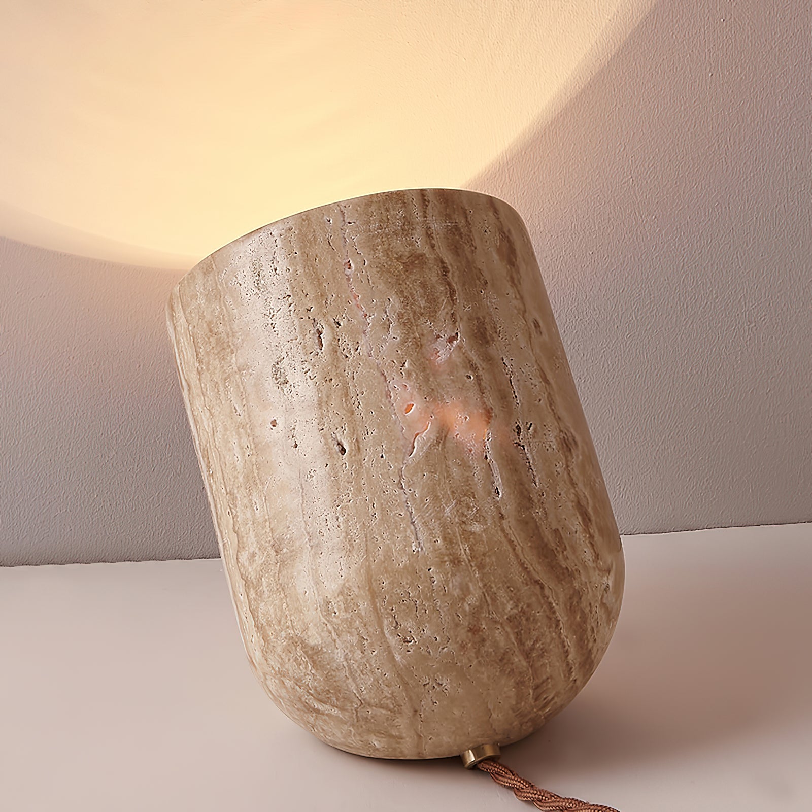 Amidori Modern LED Table Lamp - Adjustable Brightness, USB Charging Port, Night Light for Bedroom, Living Room, Office - Warm White & Cool White Light Modes
