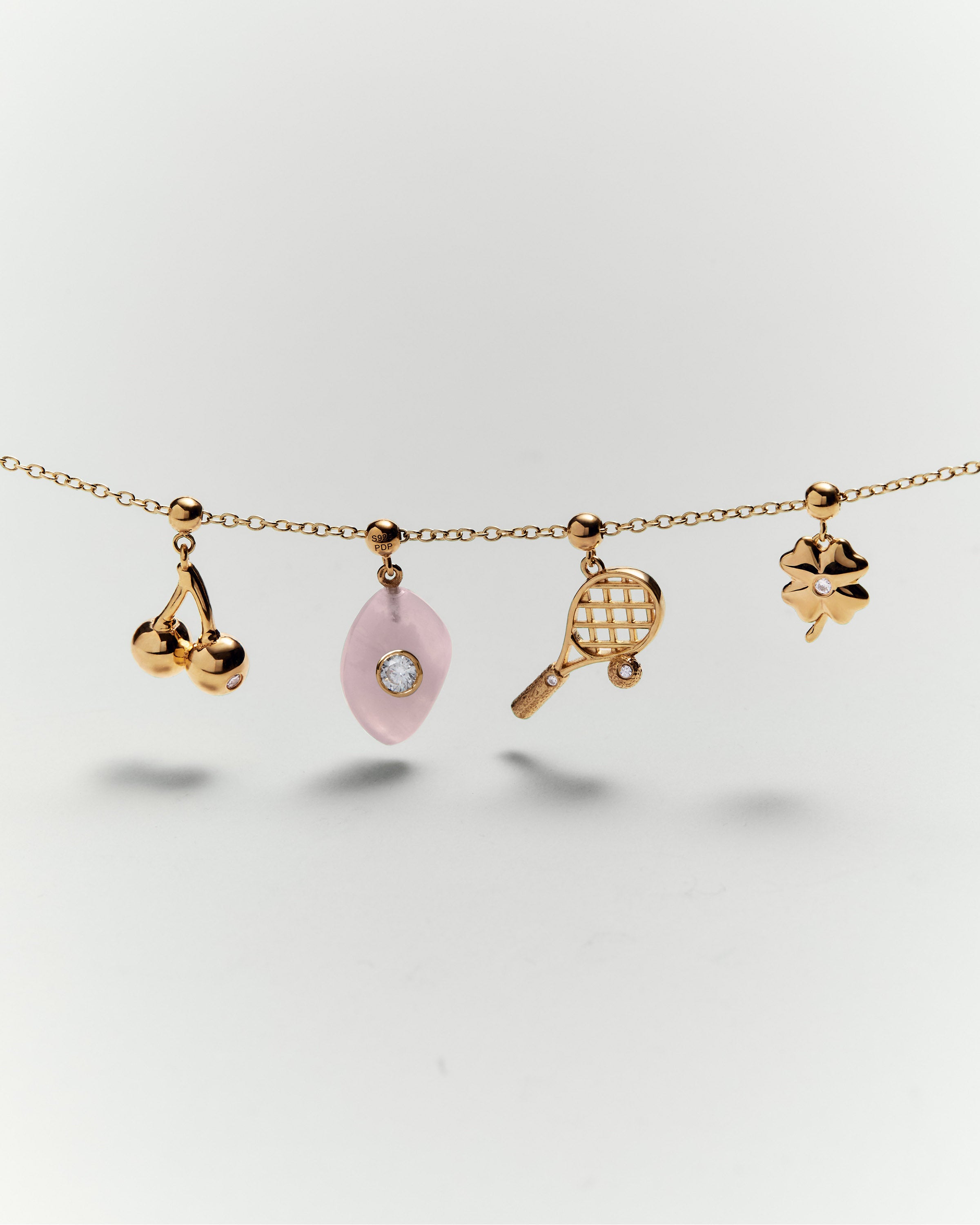 Cherry Charm Necklace - Elegant Cherry Blossom Pendant for Women - Perfect for Valentine's Day, Anniversary & Everyday Wear