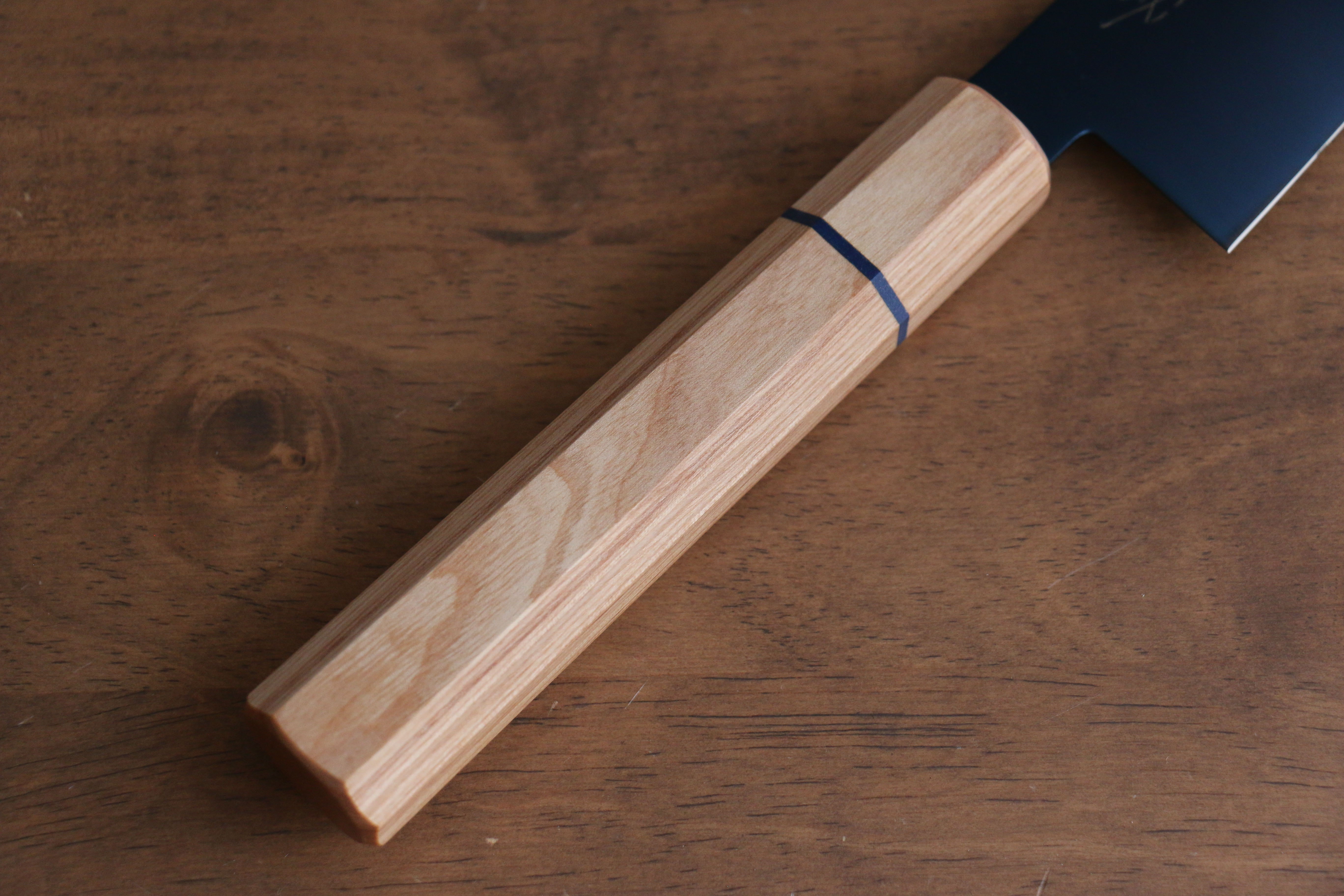 Seisuke SK 85 Kiritsuke Gyuto Japanese Chef Knife 210mm - Ion Plating Blade, White Wood Handle - Perfect for Sushi, Sashimi & Precision Cutting