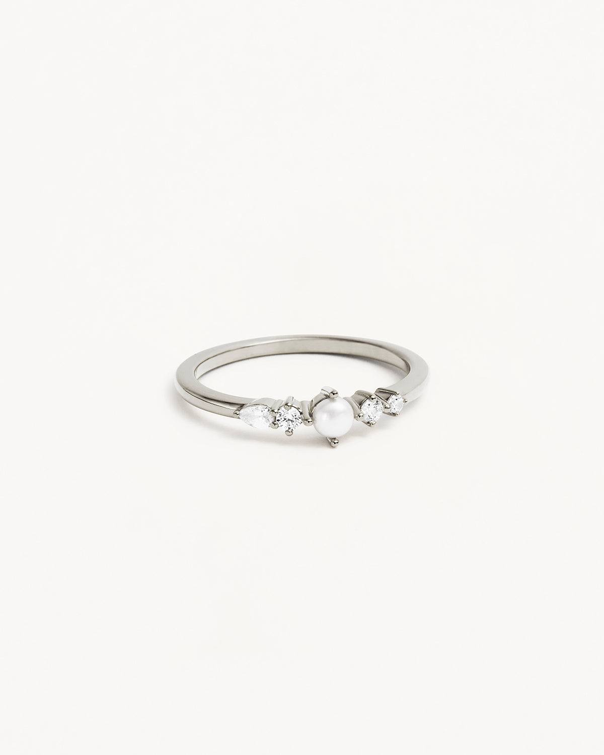 Sterling Silver Sea Foam Ring for Women - Elegant Wave Design Ocean Jewelry - Perfect for Beach Weddings, Vacation & Everyday Wear