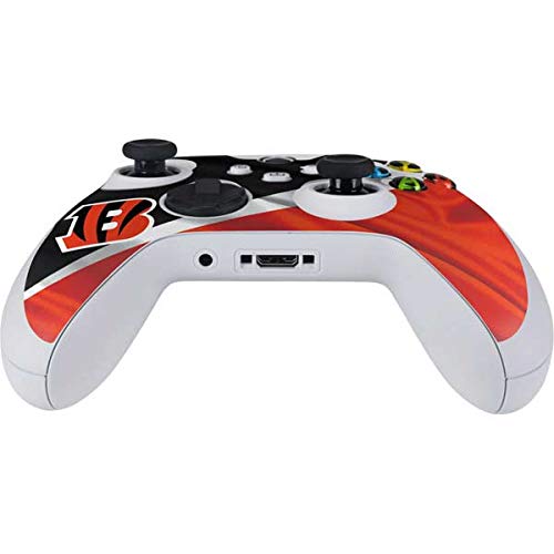 Officially Licensed NFL Cincinnati Bengals Gaming Skin Decal for Xbox Series S Controller - Perfect for Gamers & Football Fans