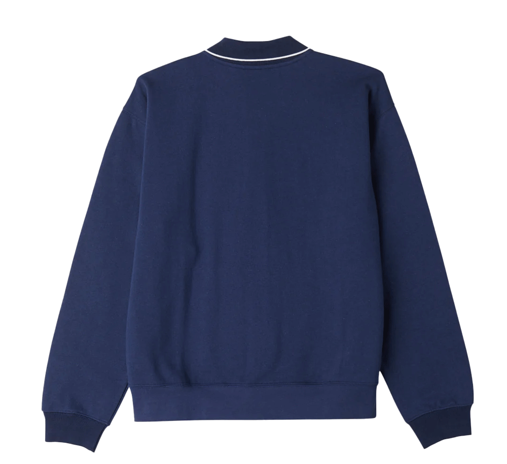 Fontana Zip Front Polo Sweatshirt for Men - Casual Pullover Fleece Hoodie with Front Pocket - Perfect for Work, Gym & Outdoor Activities
