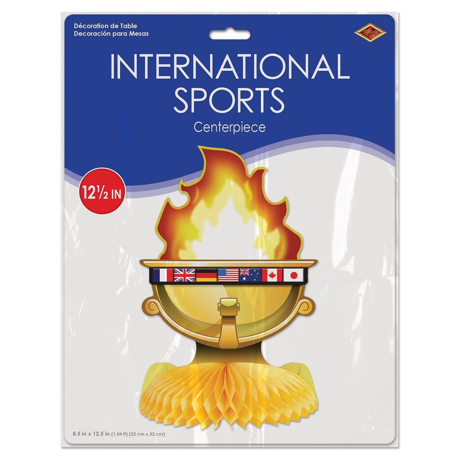 12 Pack Beistle International Sports Party Centerpiece Decorations - Bulk Sports Theme Party Supplies for Birthday, Game Day, and Team Celebrations - Perfect for Table Decor, Photo Backdrops, and Party Favors