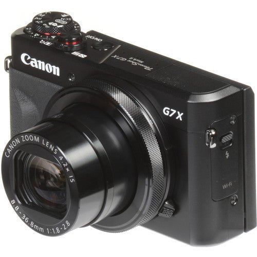 Canon PowerShot G7 X Mark II Digital Camera with 32GB SDHC Memory Card - 4K Video, 20.1MP, Wi-Fi & NFC | Perfect for Travel Photography, Vlogging & Street Shooting