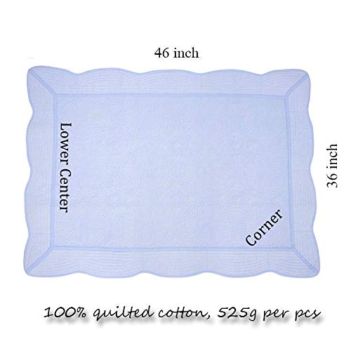 Personalized Baby Blanket - Custom Monogrammed & Embroidered Baby Quilt for Boys & Girls - Soft Nursery Blanket for Newborn Gifts, Crib, Stroller & Photo Shoots