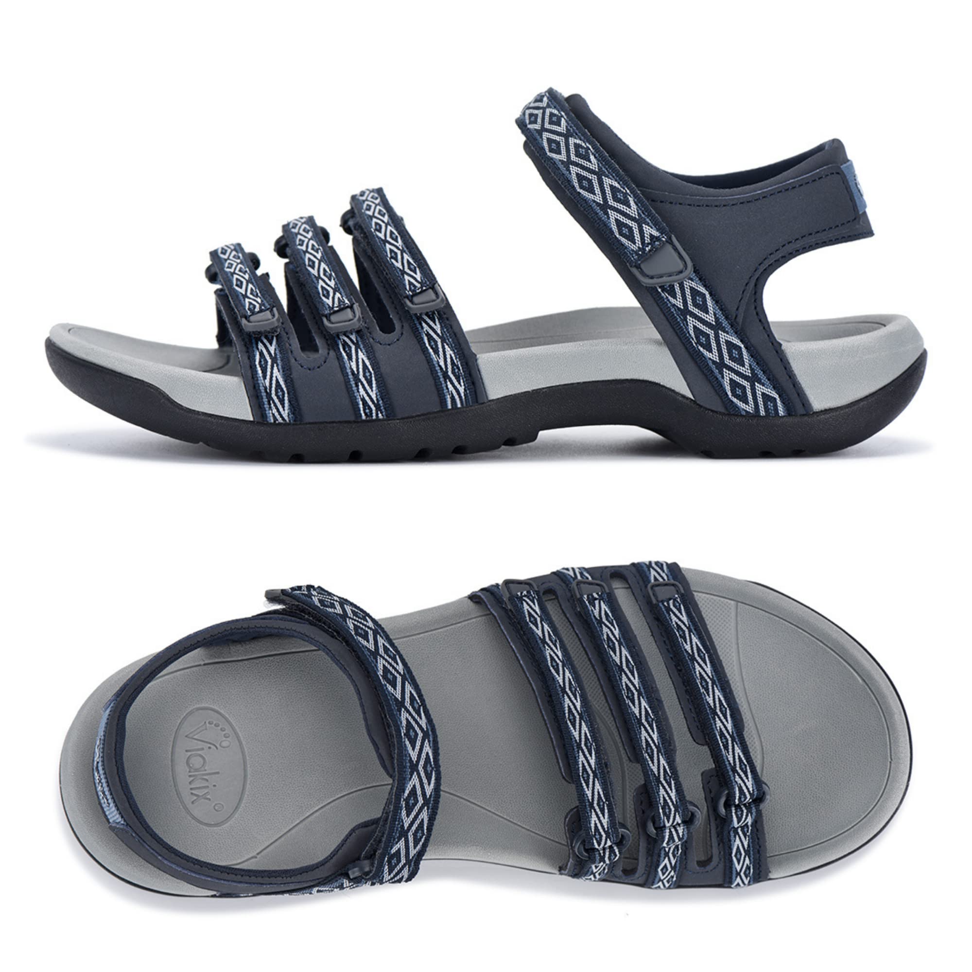 Viakix Women's Sport Sandals - Comfortable & Stylish Athletic Walking Shoes for Outdoor Hiking, Water Activities | Perfect for Trail Adventures, Beach Trips & Summer Travel