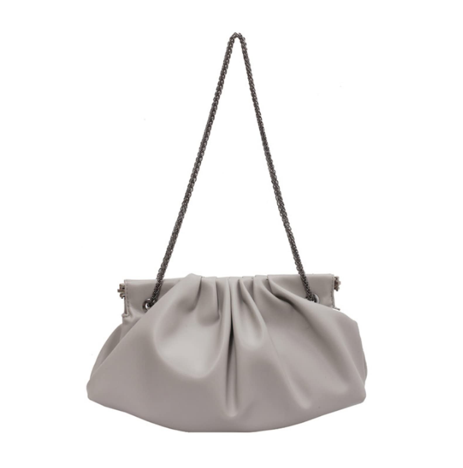 Luxury Designer Shoulder Bags for Women - Korean Style Solid Color Chain Handbags | Perfect for Work, Dating & Daily Use