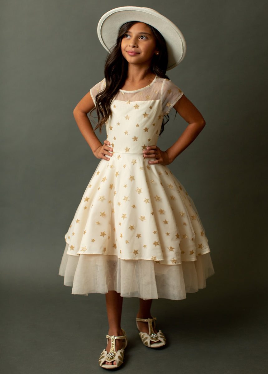 Annalise Cream Dress - Elegant Women's Maxi Dress for Weddings, Parties & Special Occasions | Perfect for Summer & Evening Events
