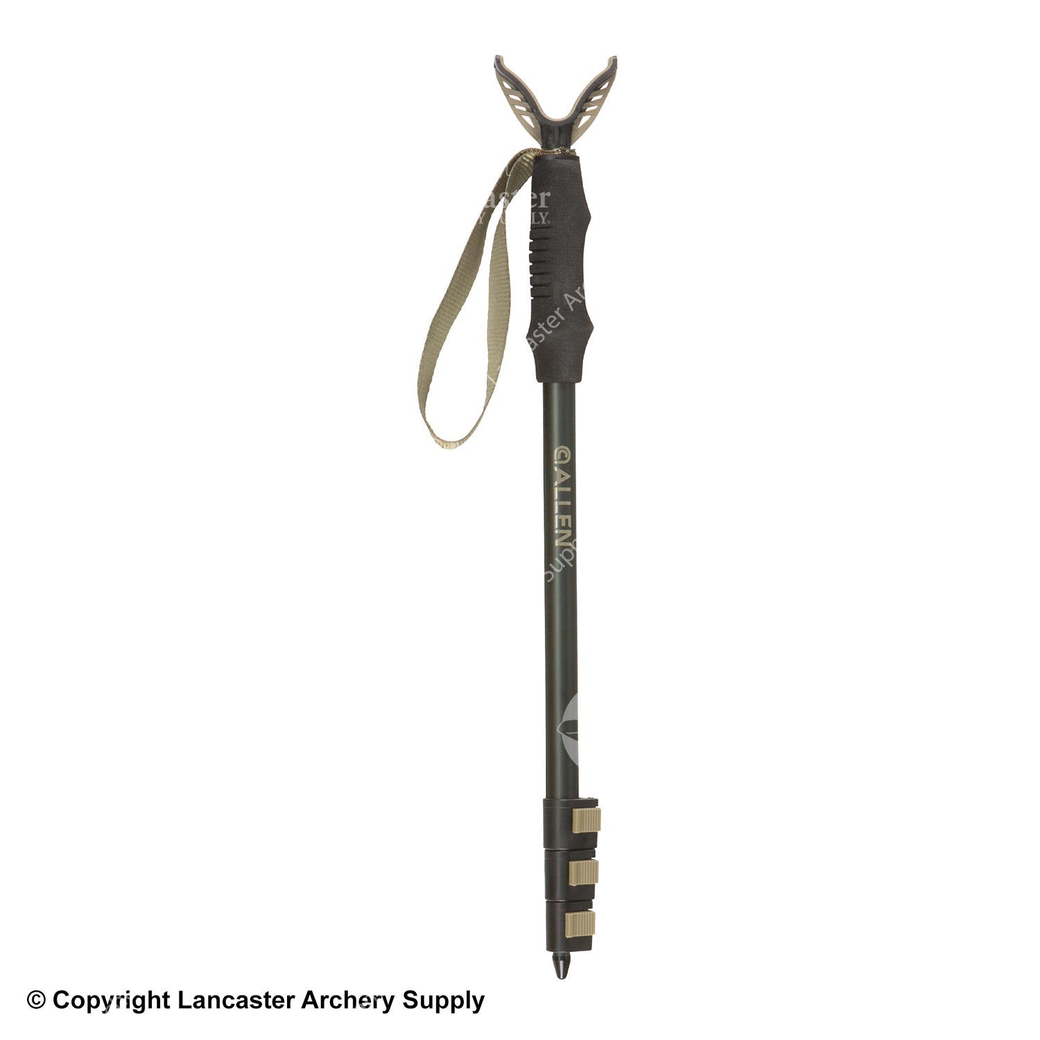 Allen Deluxe Shooter's Staff - Premium Tactical Walking Stick for Hiking, Hunting & Outdoor Adventures | Durable Aluminum Alloy Construction with Comfort Grip
