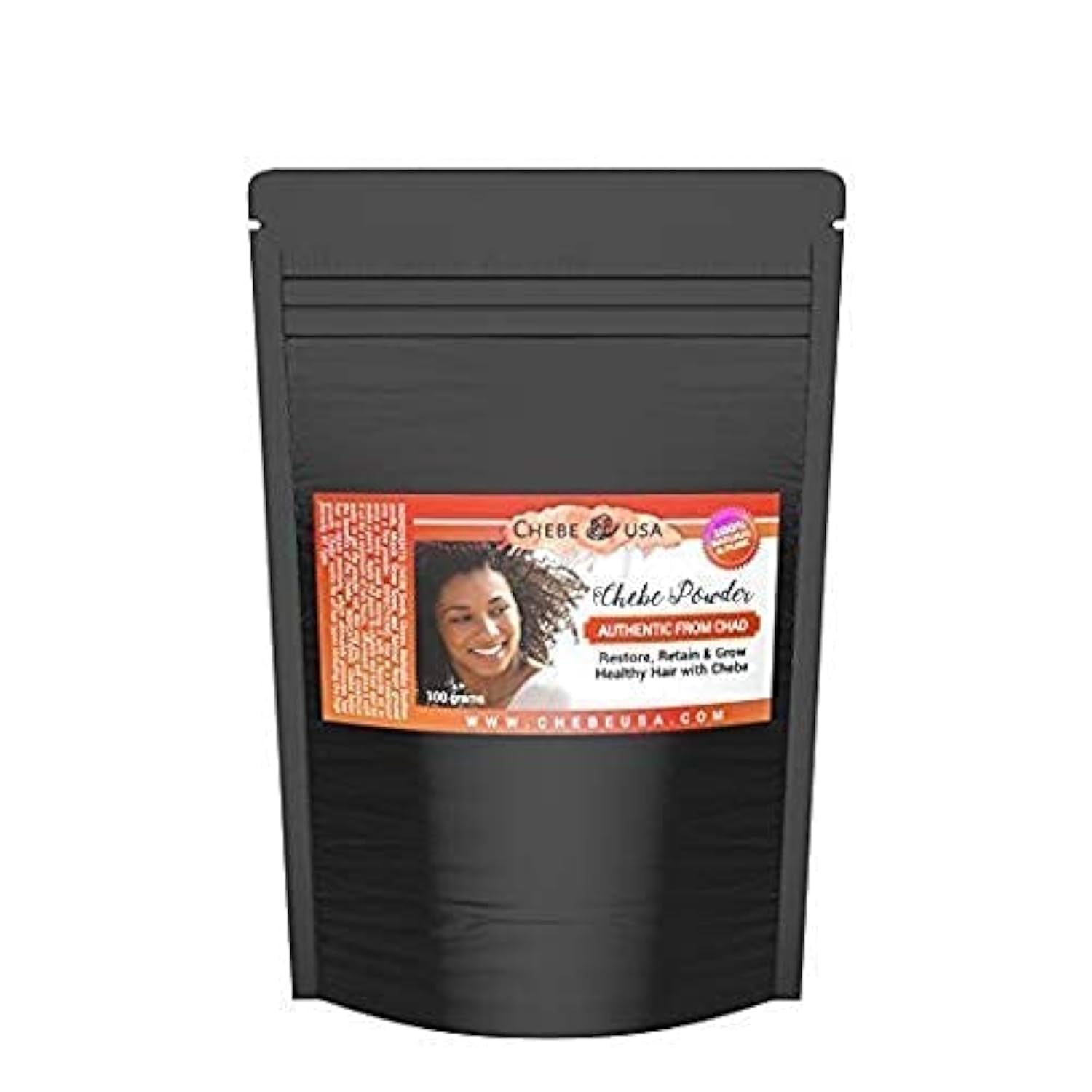 Chebe Powder for Hair Growth - 100% Natural Shebe Powder from Chad | Strengthens & Nourishes Natural Hair | Africa's Best Kept Secret (50g) - Perfect for Natural Hair Care, DIY Hair Masks & Protective Styling