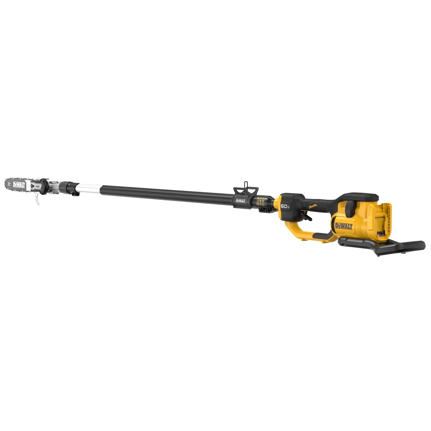 DEWALT 60V MAX Cordless Pole Saw with Telescoping Pole - Bare Tool (DCPS671B) - Perfect for Tree Trimming, Landscaping, and Outdoor Yard Work