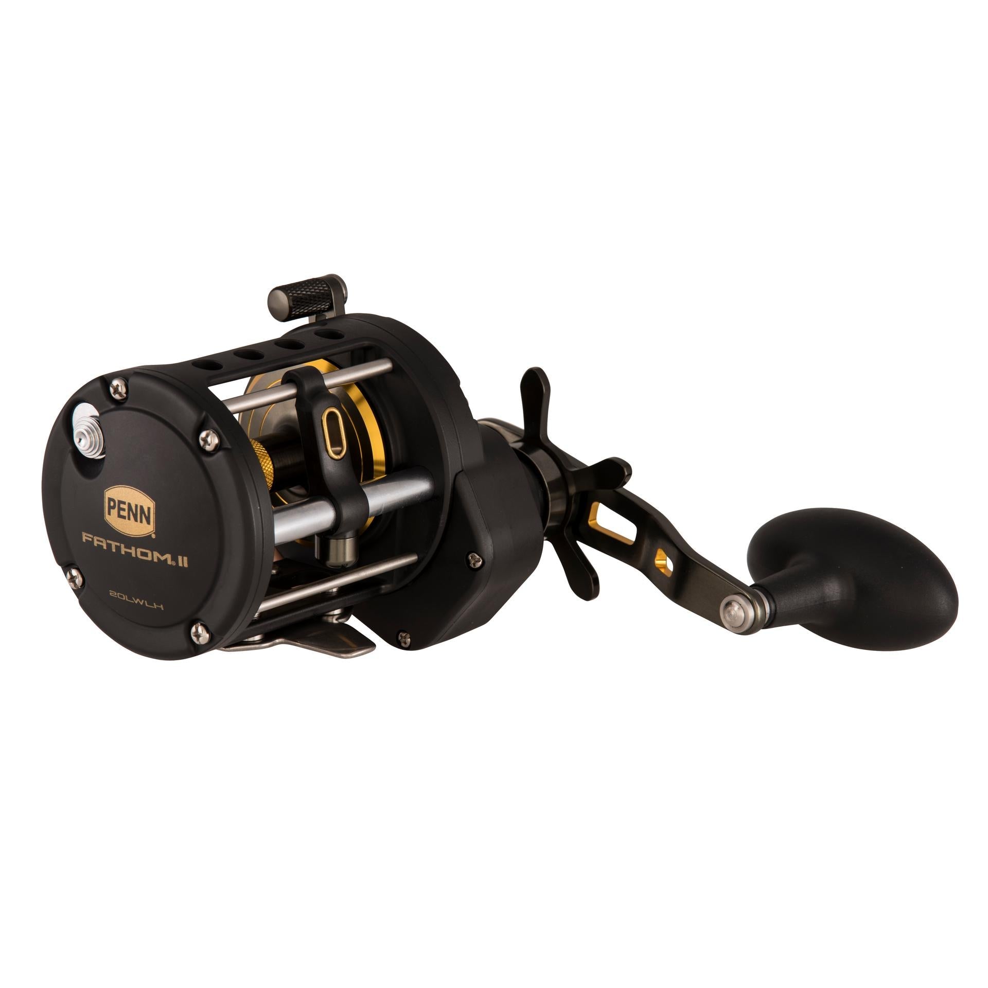 PENN Fathom™ II Level Wind Conventional Fishing Reel - Saltwater & Freshwater Use for Offshore, Surf & Pier Fishing