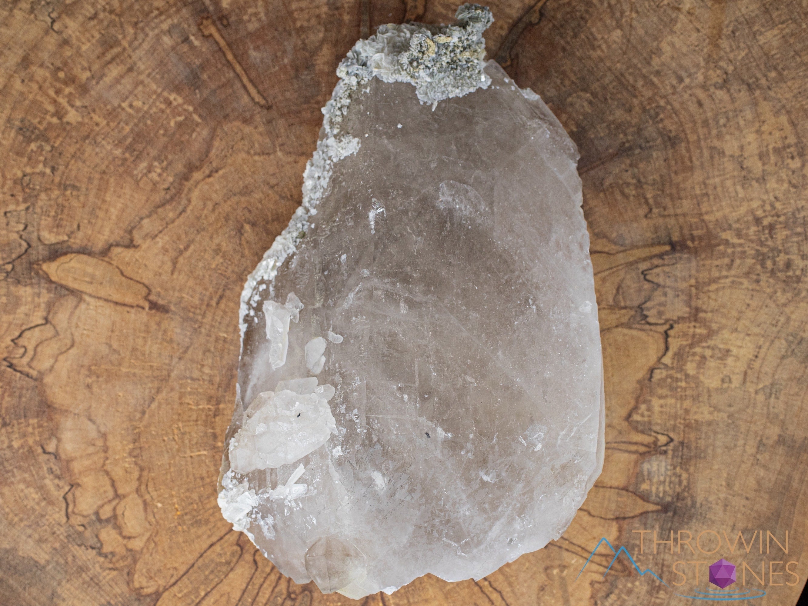 Natural Raw Hiddenite Quartz Crystal Specimen - Large Healing Stones, Mineral Collection for Home Decor, Unique Spiritual Gift (41889) - Perfect for Meditation, Reiki & Crystal Healing