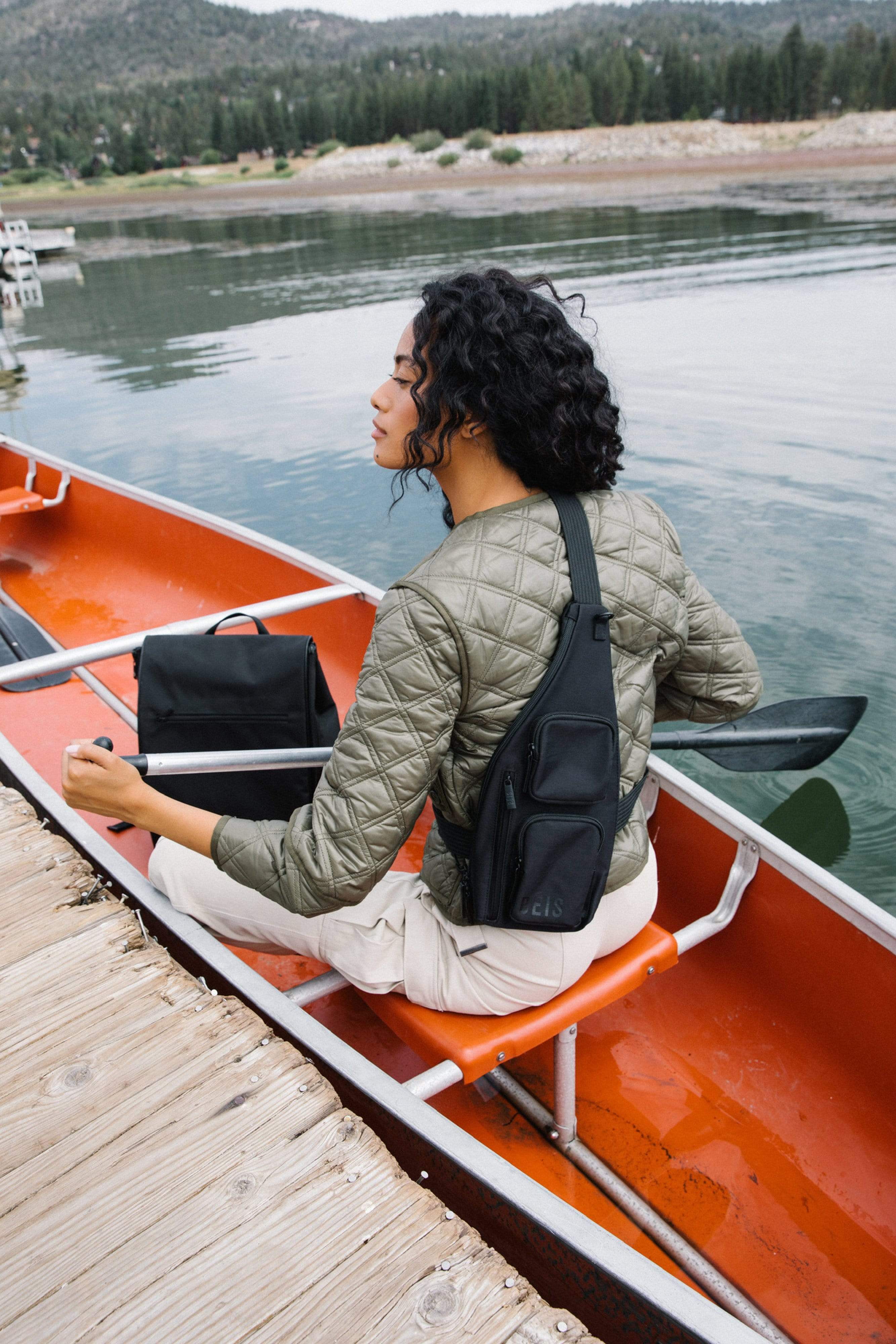 Black Survival Sling - Durable Outdoor Emergency Sling Bag for Hiking, Camping & Survival Gear | Perfect for Adventure & Everyday Carry