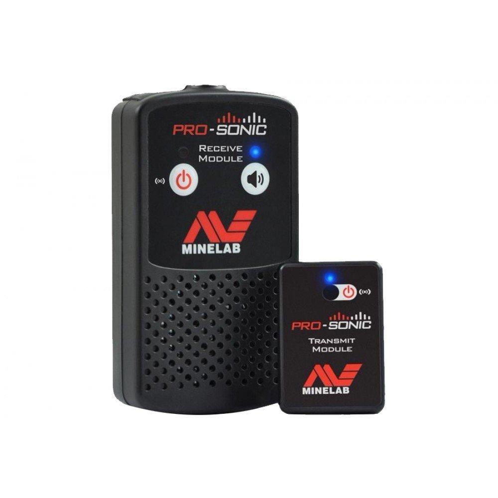 Minelab PRO SONIC Universal Wireless Metal Detector Audio System 3900-0001 - Professional Metal Detecting for Treasure Hunting, Beach & Gold Prospecting