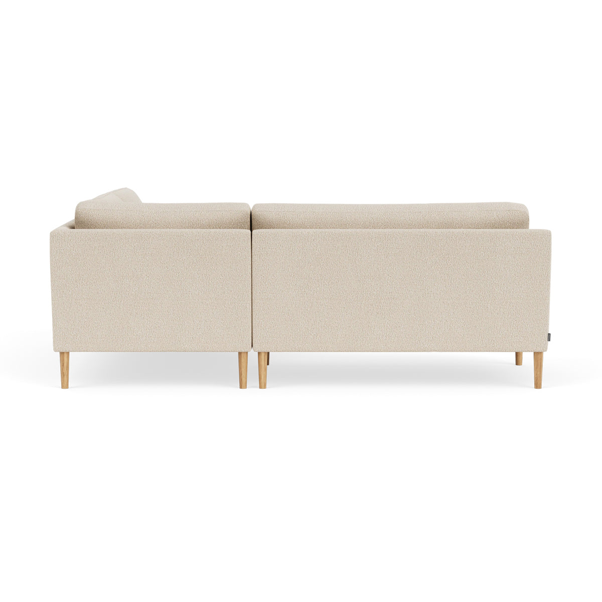 Astha Boucle Right Corner Sofa - Modern L-Shaped Sectional Couch for Living Room, Lounge & Small Spaces | Soft Upholstery, Comfortable Seating, Stylish Home Decor