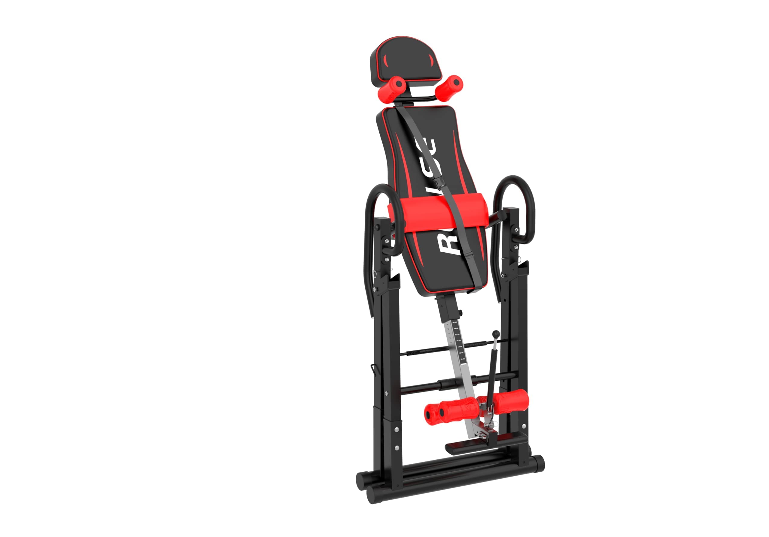 LINKLIFE Heavy Duty Folding Inversion Table with Adjustable Headrest & Safety Belt - Back Pain Relief Therapy Equipment for Home Use | Ideal for Spinal Decompression, Yoga Stretching & Fitness Recovery