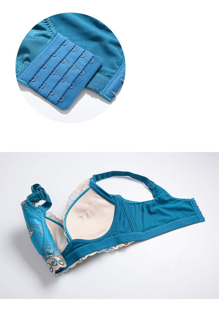 Wireless Push Up Bras for Women - Comfortable Padded Underwire Free Lace Bra for Everyday Wear & Special Occasions