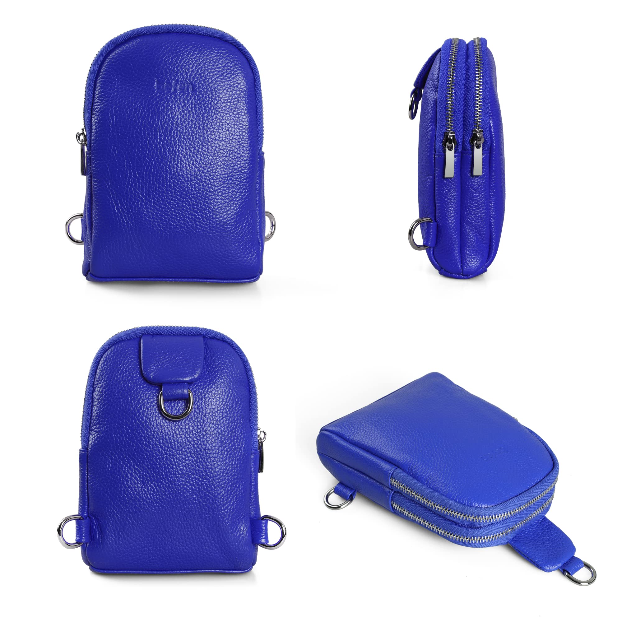 Befen Genuine Leather Small Sling Bag - Women's Crossbody Fanny Pack Purse for Teen Girls, Perfect for Travel, Shopping & Daily Use