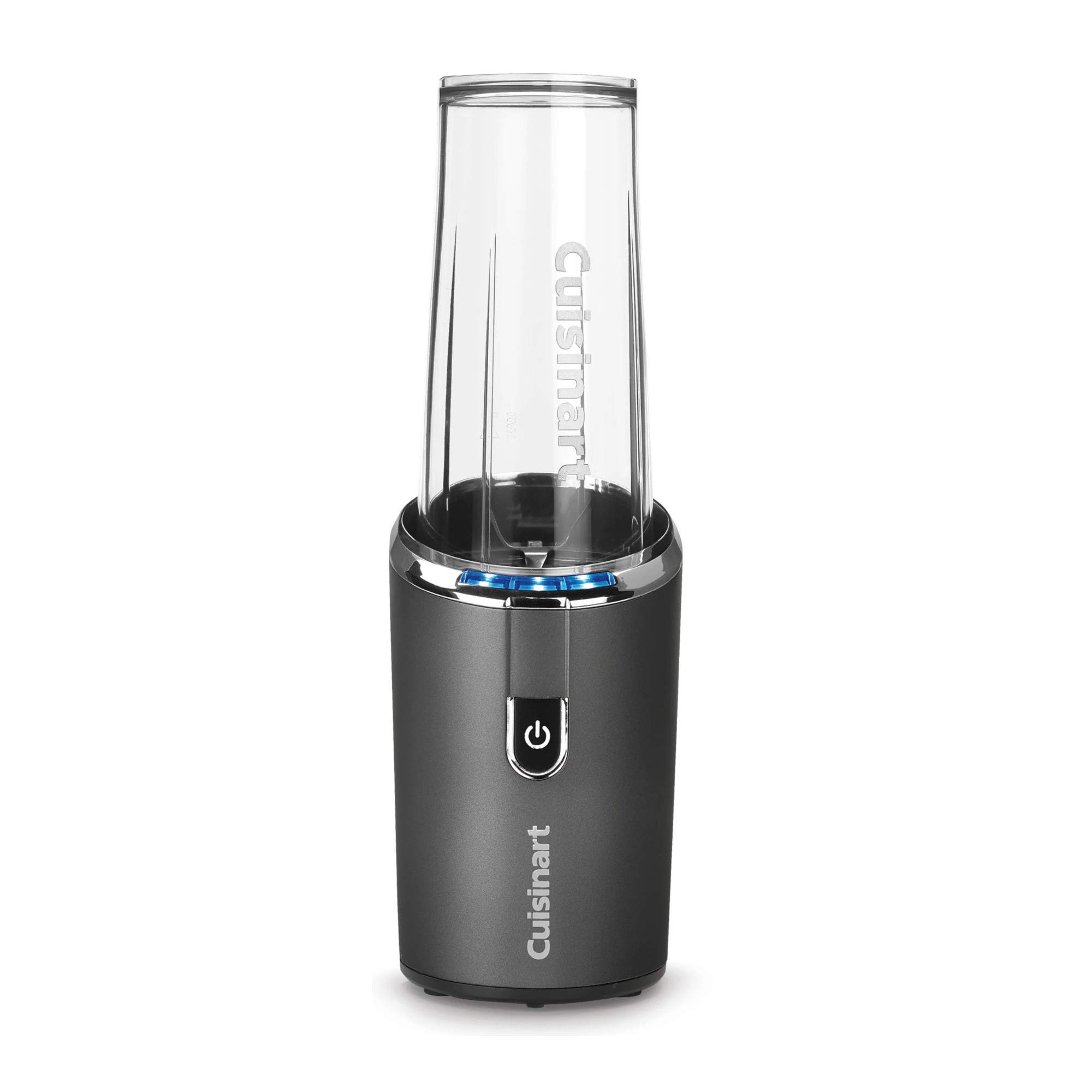 Cuisinart RPB-100 EvolutionX Cordless Rechargeable Compact Blender - 16 oz Portable Smoothie Maker, Gray/Black - Perfect for Travel, Gym & Healthy Shakes at Home or Office