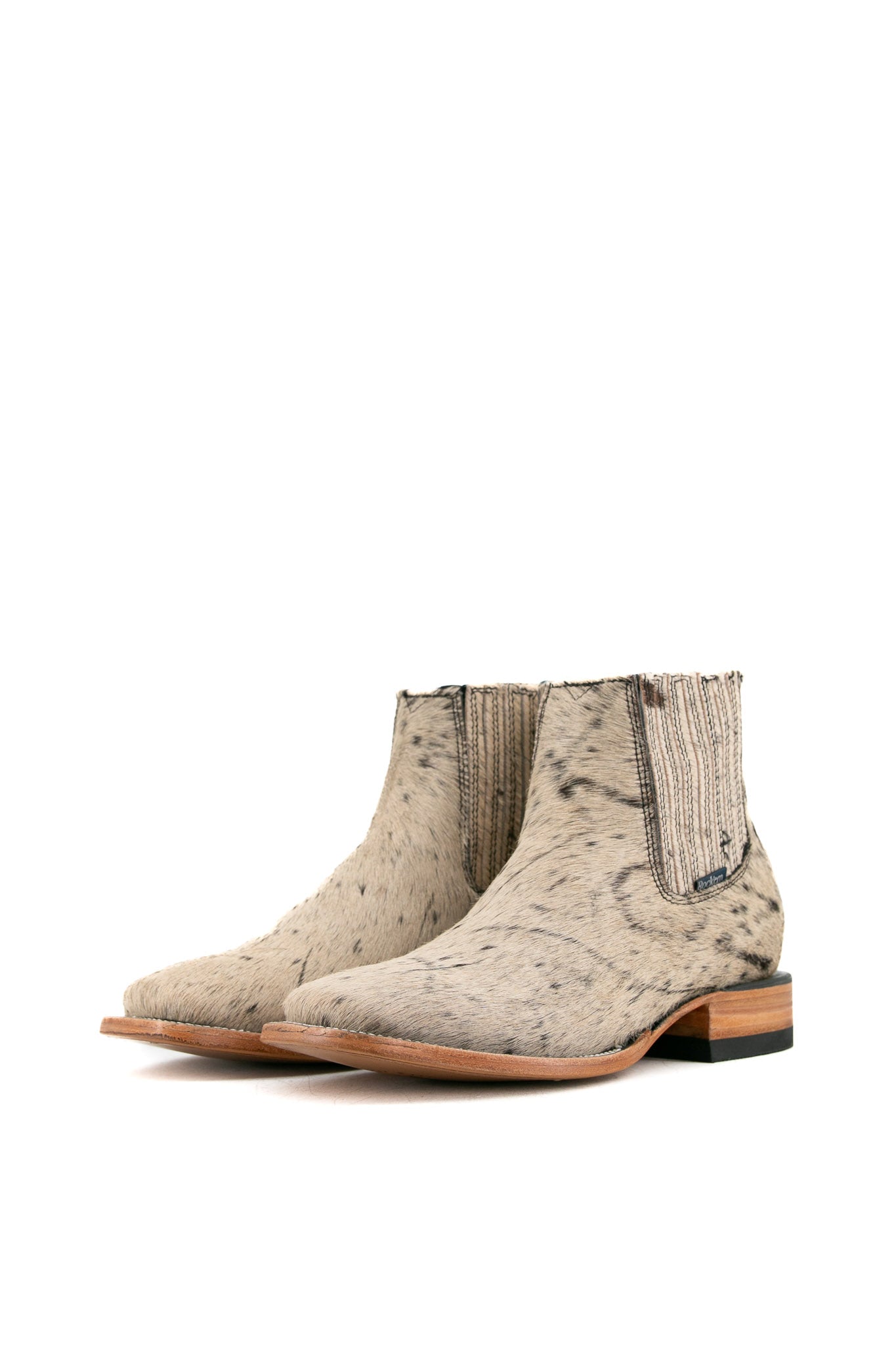 Women's Cowhide Square Toe Ankle Boots - Size 7 Comfortable Mid Heel Western Booties for Casual Outfits & Date Nights | Perfect for Fall, Winter & Office Wear (Box HW27)