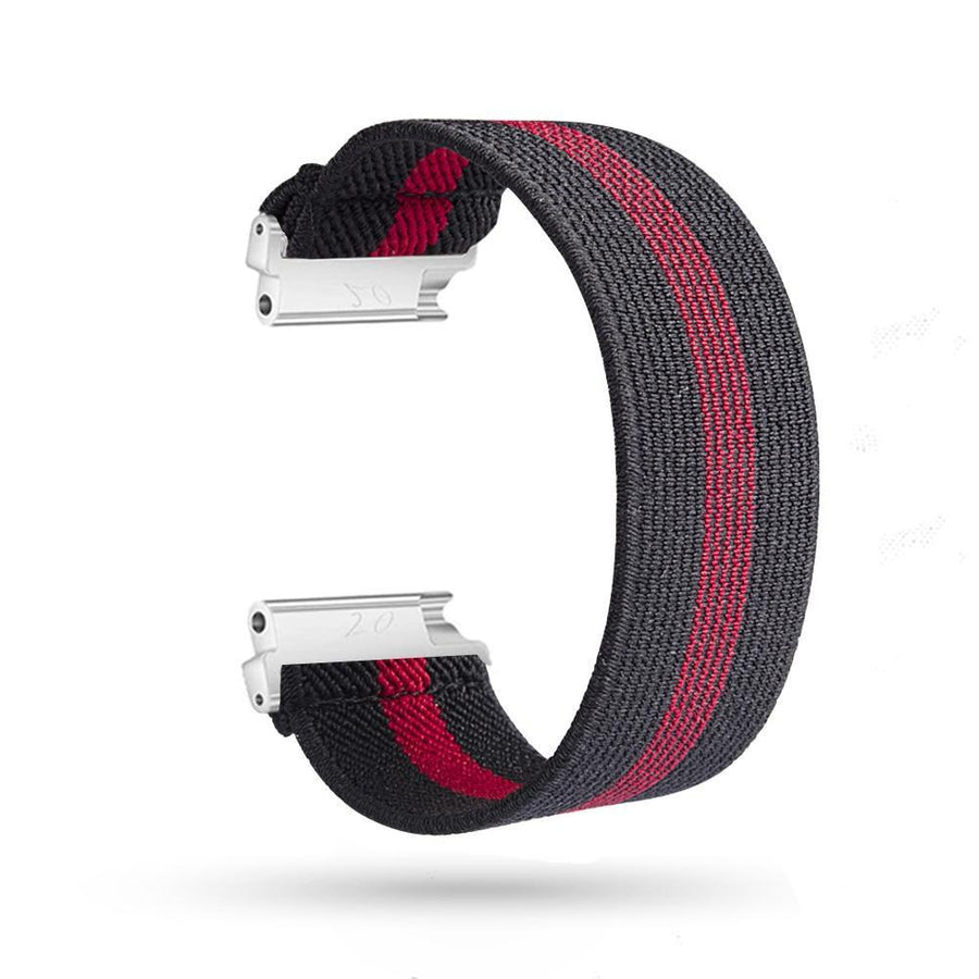 Fitbit Versa/Versa 2/Versa Lite/Versa 3 Replacement Scrunchie Strap - Soft Elastic Hair Tie Style Wristband for Workouts & Everyday Wear