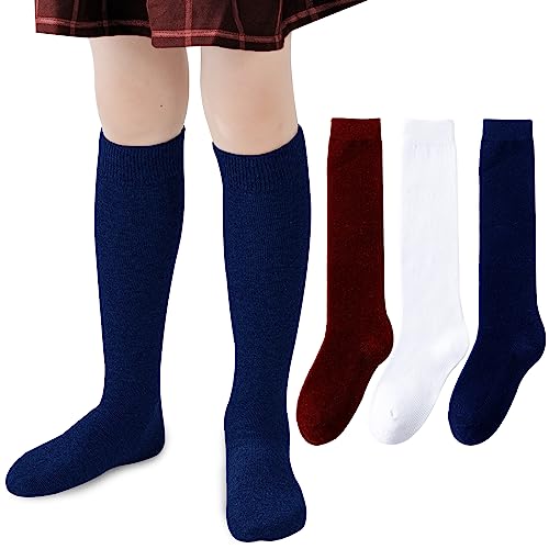 White+navy+burgundy, 3 Pairs