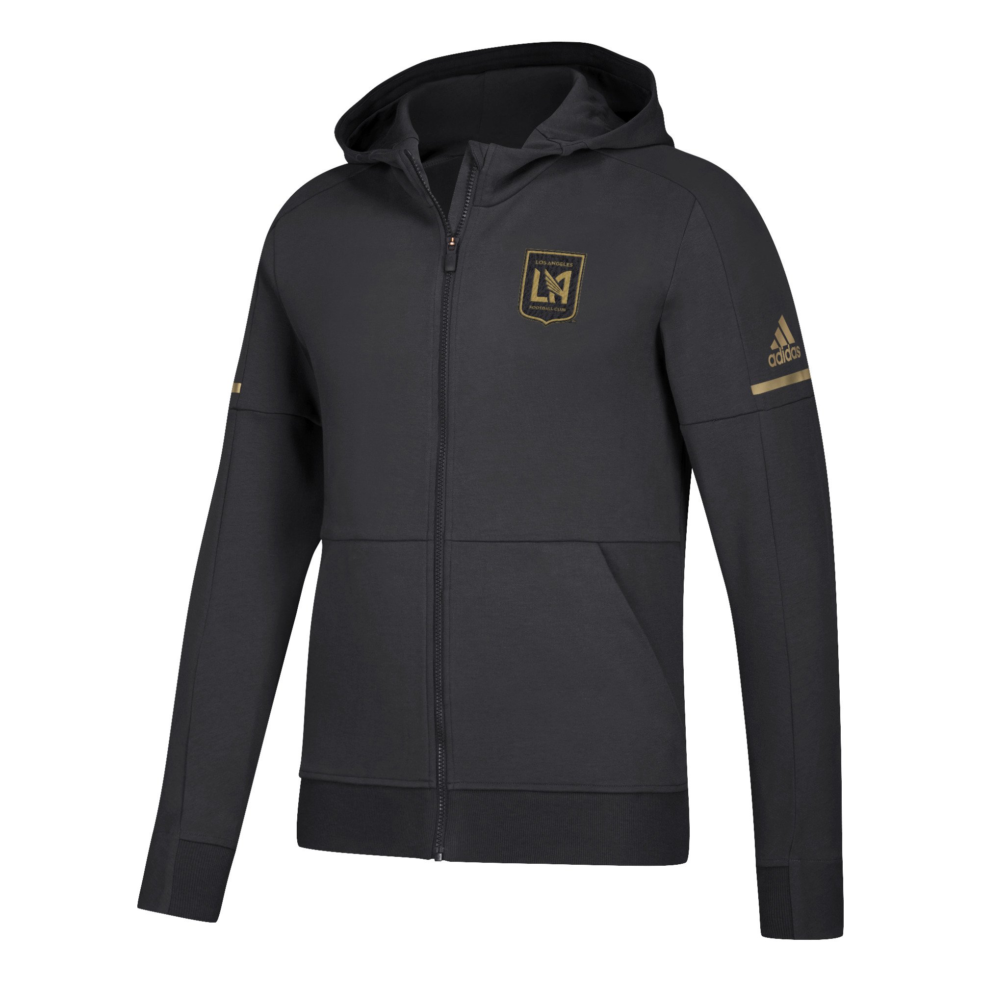 Adidas MLS Men's Authentic Travel Jacket - Lightweight Waterproof Windbreaker for Soccer Fans - Perfect for Outdoor Sports, Travel & Casual Wear