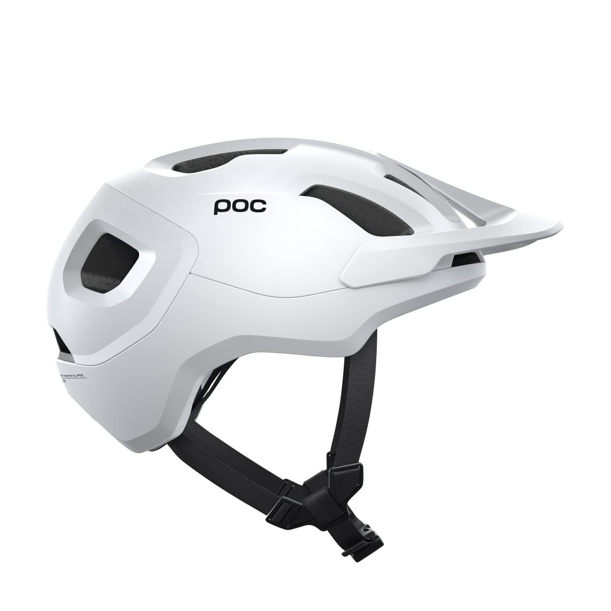 POC Axion Spin Mountain Bike Helmet - Trail & Enduro Cycling - Lightweight & Ventilated - Matt White - XS/S (Perfect for Mountain Biking, Trail Riding & Enduro Racing)