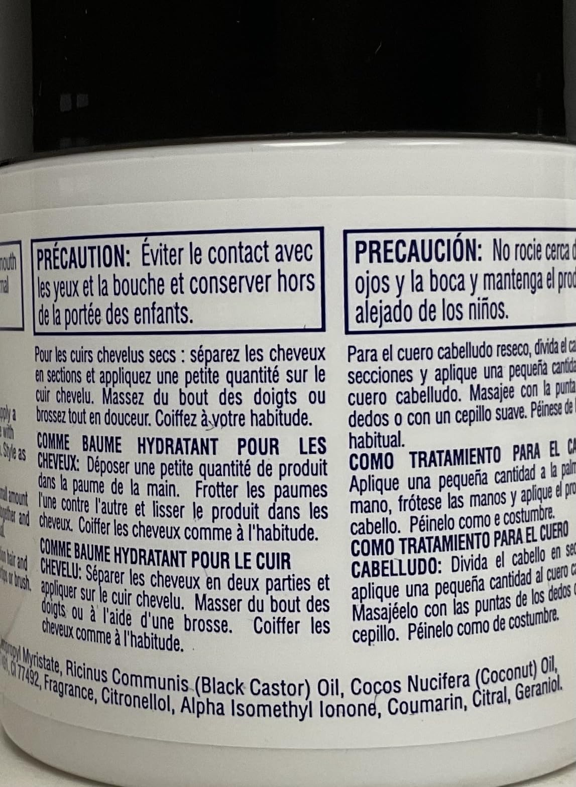 Isoplus Black Castor Oil & Coconut Oil Hair Growth Treatment - 5.25oz for Dry, Damaged Hair - Promotes Stronger, Healthier Locks - Perfect for Daily Hair Care & Scalp Nourishment