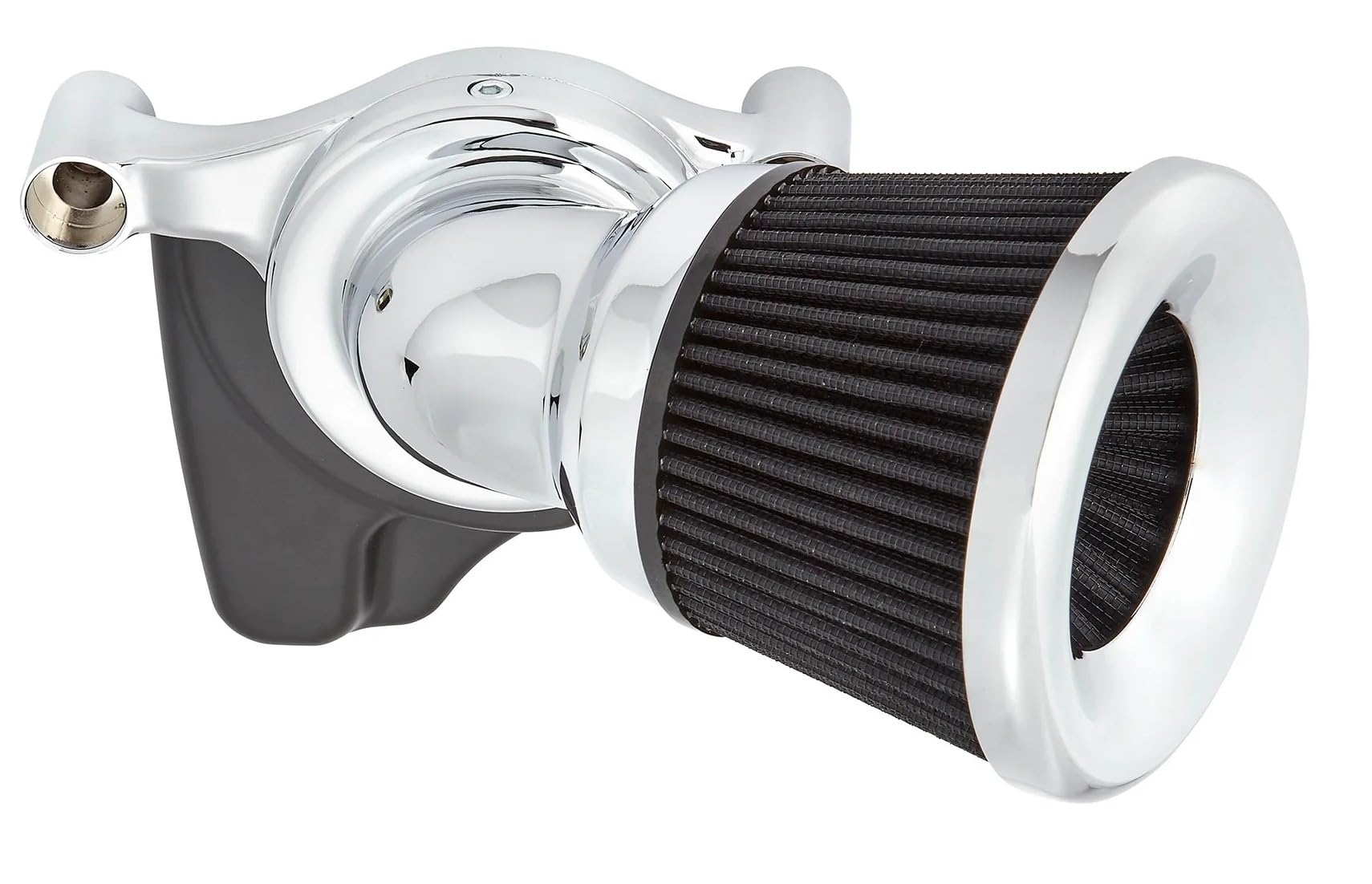 Arlen Ness 81-207 Velocity 65 Degree Air Cleaner Kit - Chrome for Harley Davidson Motorcycles | High-Performance Air Intake System for Improved Engine Efficiency | Perfect for Custom Bike Builds and Performance Upgrades