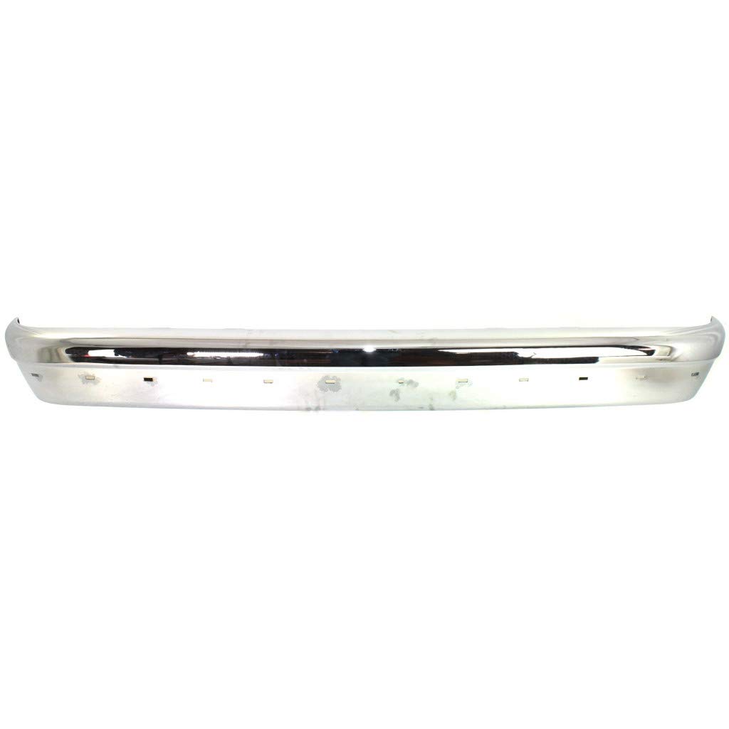 1994-1998 Ford E-350 Econoline Chrome Rear Bumper with Face Bar & Molding Holes - FO1102302 F4UZ17906D | Durable Replacement for Commercial Vans & Work Trucks | Perfect for Fleet Maintenance & Vehicle Restoration