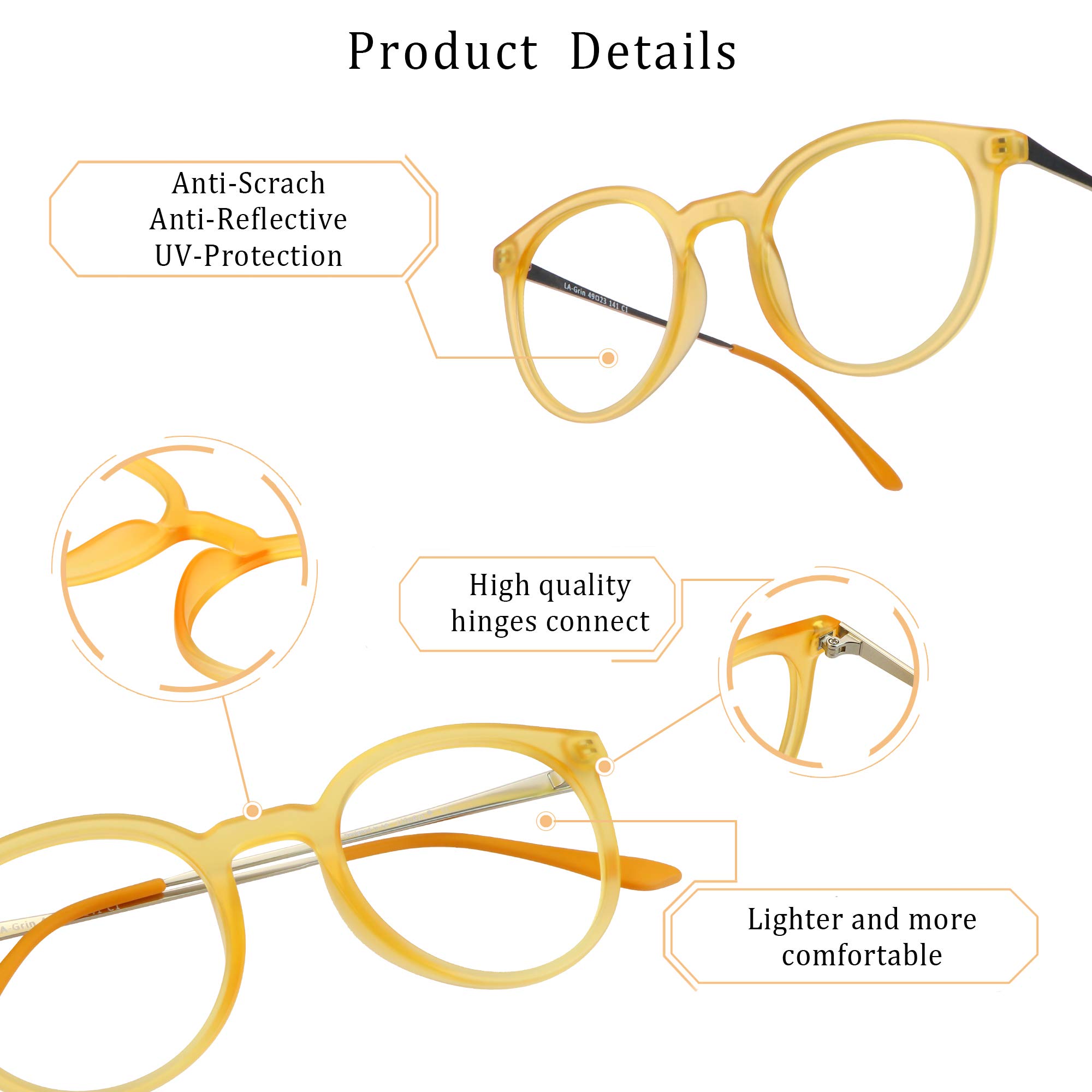 LifeArt Bifocal Reading Glasses with Blue Light Blocking - Stylish Unisex Eyewear for Computer Work, Reading & Screen Time Relief