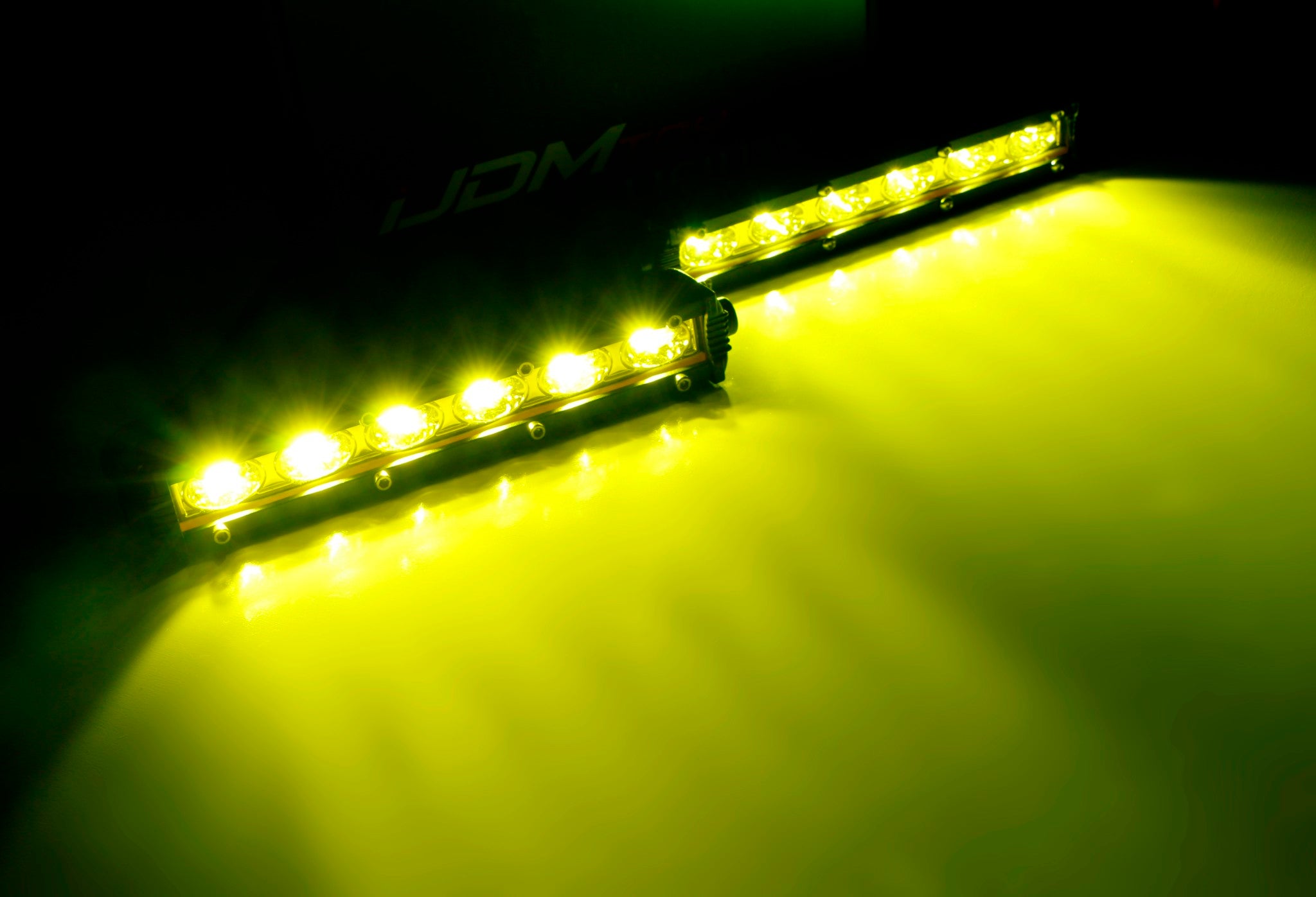 18W Yellow CREE LED Daytime Running Lights Kit with Relay Wire Harness - Compatible with Cars & SUVs | Enhanced Visibility for Daytime Driving Safety