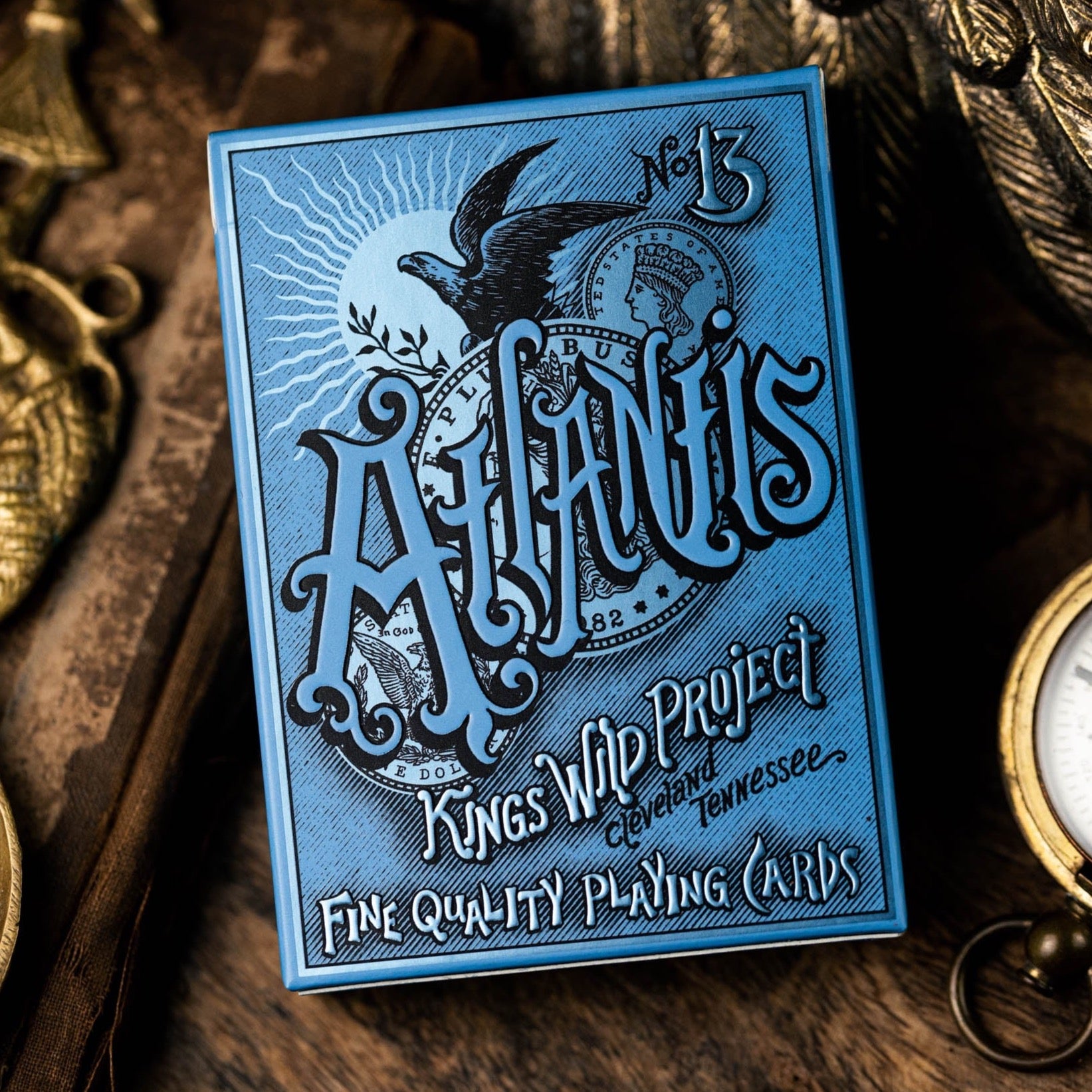 Atlantis Playing Cards by Kings Wild Project - Premium Collector's Edition for Card Games, Magic Tricks & Poker Nights | Unique Ocean-Themed Deck for Gifts & Game Nights