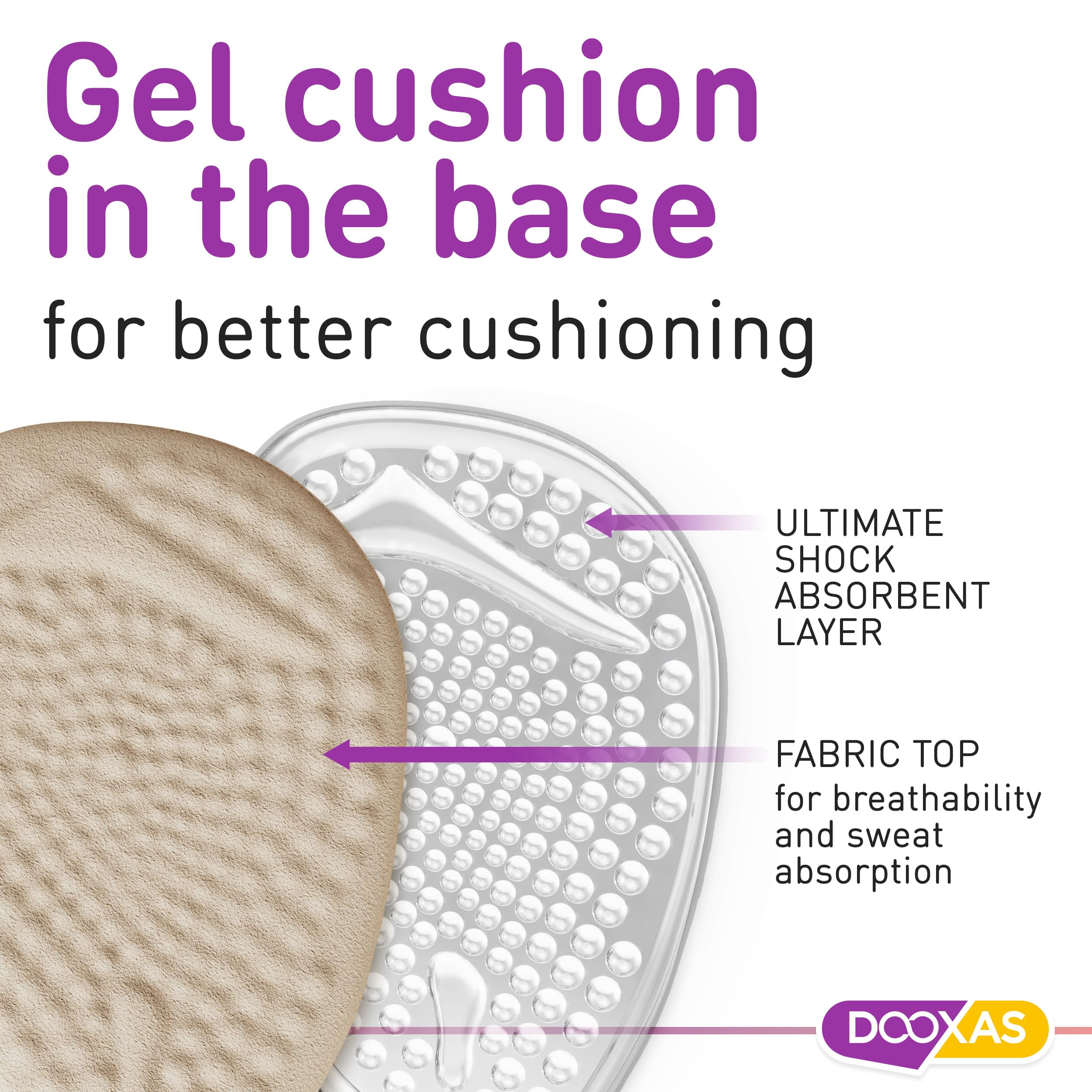 Comfortable Metatarsal Pads for Women - 2 Pack Ball of Foot Cushions for High Heels | Pain Relief & Support for High Heel Shoes | Perfect for Work, Parties & Special Occasions