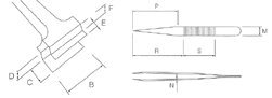 EMS 78422-8WNY Precision Wafer Tweezer - Style 8WNY, Stainless Steel - Ideal for Semiconductor Handling & Electronics Assembly