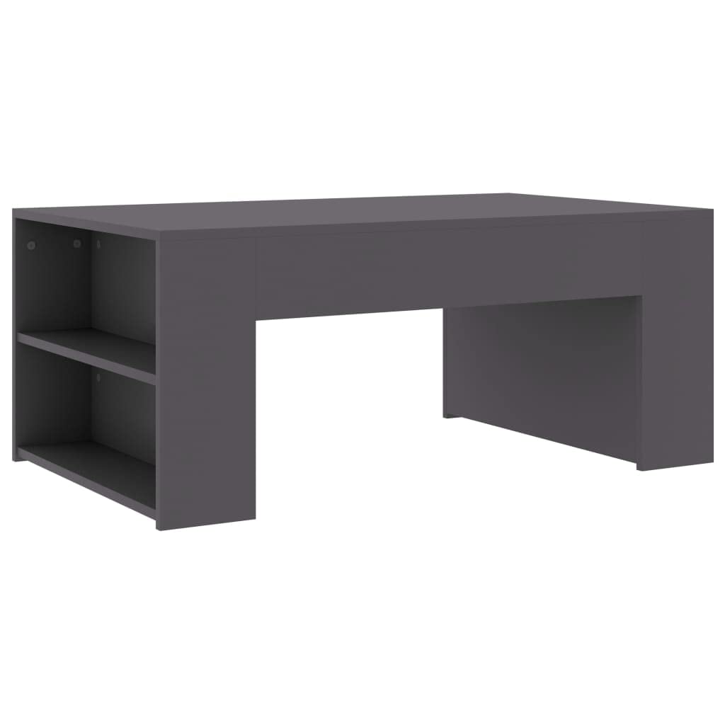 CHARMMA Modern Gray Coffee Table 39.4