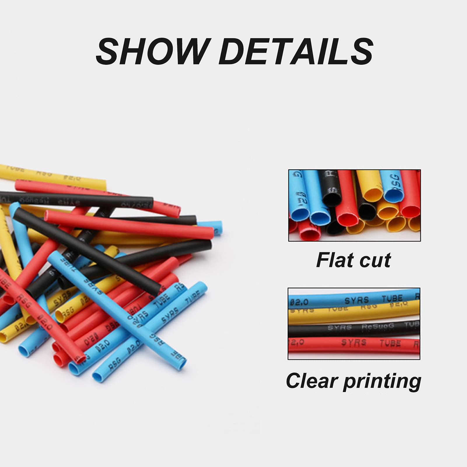 164PCS Heat Shrink Tubing Kit - Multicolor Wire Cable Sleeves for Electrical Repair, Anti-Rust Flexible Insulation Tubes (XXX-Small) - Perfect for DIY Electronics, Automotive Wiring & Home Electrical Projects