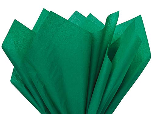 Premium Emerald Green Tissue Paper 20x30 Inches, 480 Sheets Bulk Pack - Perfect for Gift Wrapping, Party Decorations, and DIY Crafts