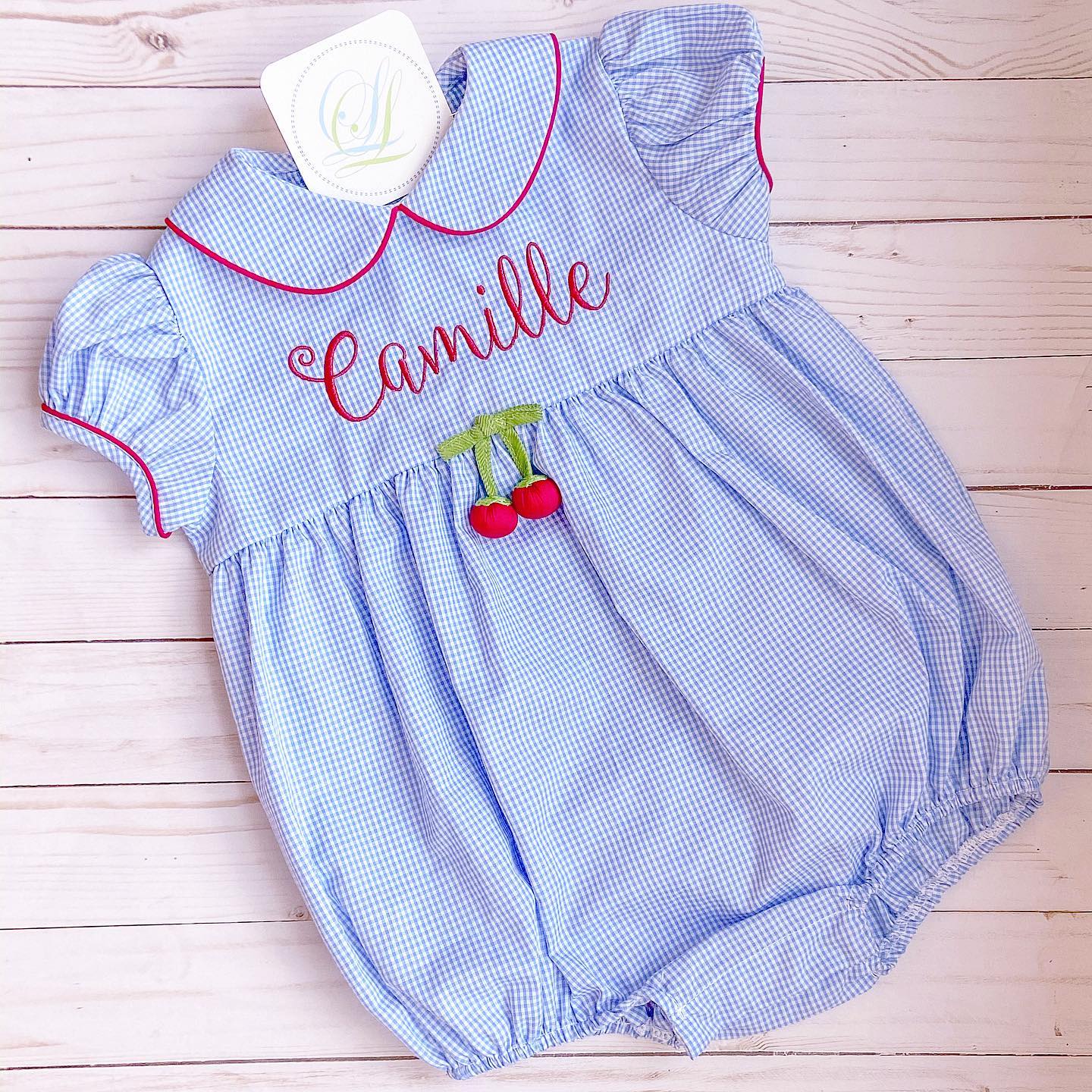 Custom Name Embroidery for Personalized Gifts - Perfect for Baby Clothes, Hats & Home Decor | Add $12 for Personalization