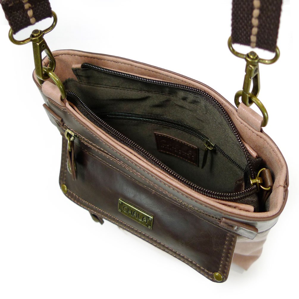 CHALA GEMINI Crossbody Bag for Women - Durable Canvas Messenger Purse with Adjustable Strap - Perfect for Travel, Work & Everyday Use