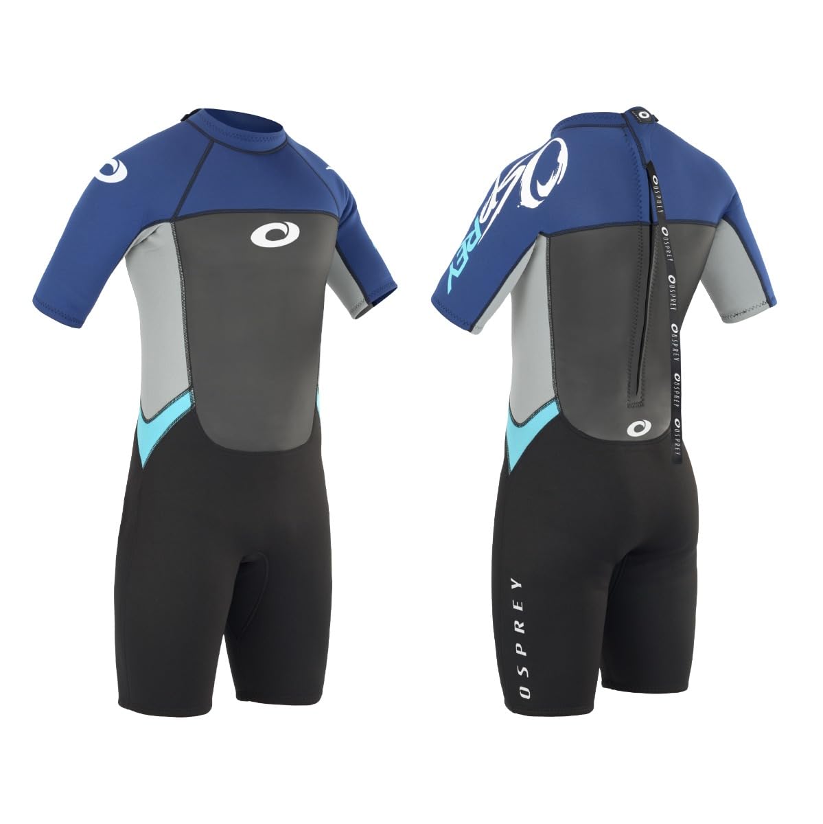 Osprey Origin Shorty 3/2mm Men's Wetsuit for Surfing, Swimming & Water Sports | Premium Neoprene Surf Suit with UV Protection & Comfort Fit