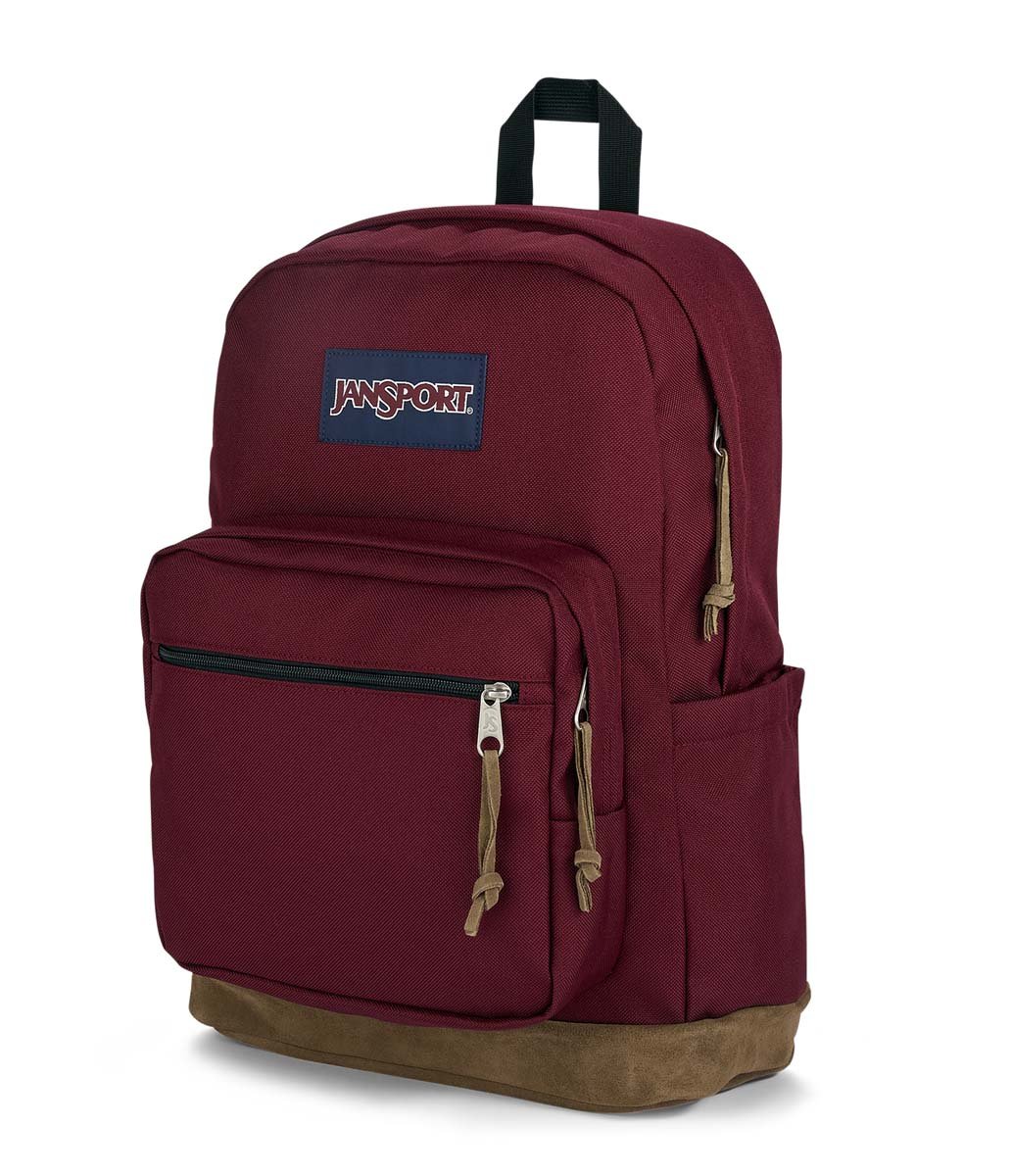 JanSport Right Pack Backpack - Durable School & Travel Backpack for Students & Professionals, Russett Red - Perfect for College, Commuting & Outdoor Adventures
